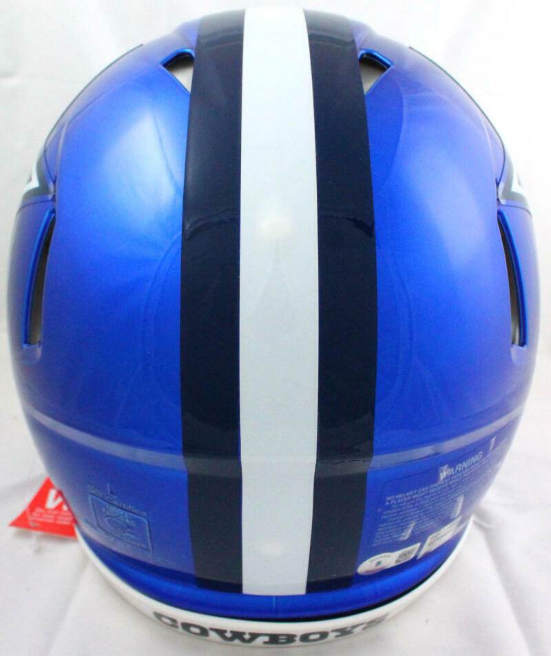 Jason Witten Autographed Cowboys F/S Flash Speed Authentic Helmet- BeckettW Holo