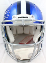 Jason Witten Autographed Cowboys F/S Flash Speed Authentic Helmet- BeckettW Holo
