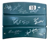 1972 Dolphins (10) Signed Stadium Seatback Shula Csonka & More LE 24/72 Fanatics