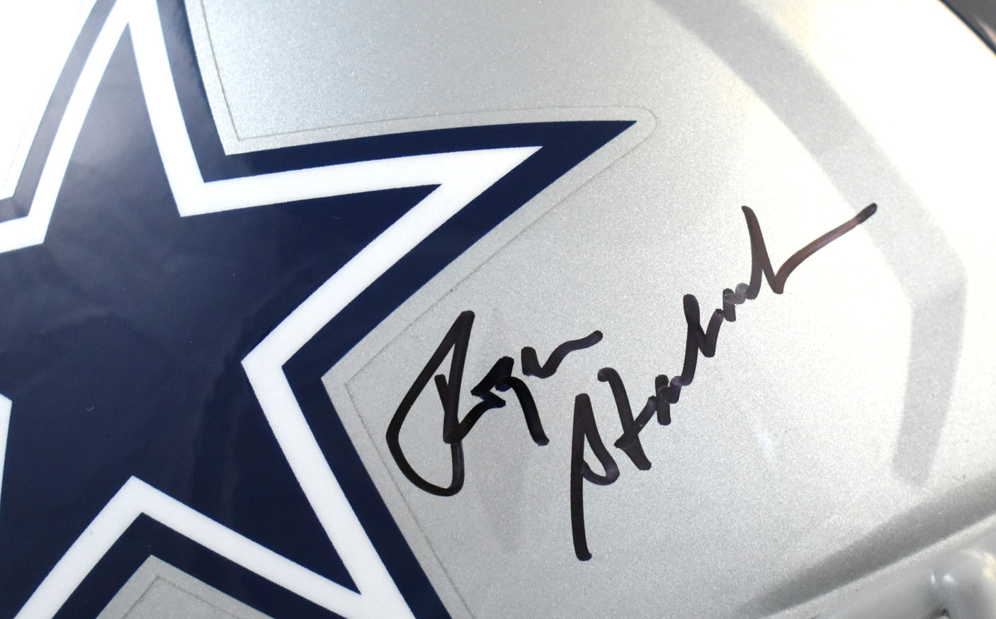 Roger Staubach Signed Dallas Cowboys F/S Speed Authentic Helmet - Beckett W Holo