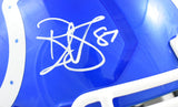 Reggie Wayne Autographed Colts F/S Flash Speed Helmet - Beckett W Holo
