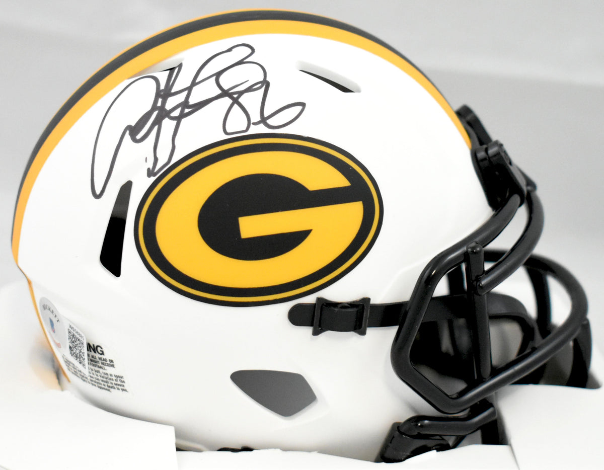 Antonio Freeman Autographed Packers Lunar Speed Mini Helmet-Beckett W Holo