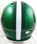 Davante Adams Autographed Packers F/S Flash Speed Authentic Helmet-BeckettW Holo
