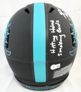 Ricky Williams Signed Dolphins F/S Eclipse Speed Auth Helmet 3 Insc. - Beckett W