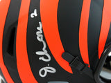 Ja'Marr Chase Signed Cincinnati Bengals Eclipse Speed Mini Helmet-Beckett W Holo