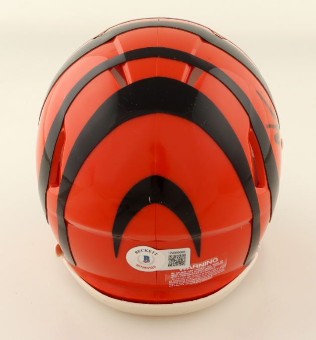 Chad "Ochocinco" Johnson Signed Bengals Speed Mini Helmet - Beckett