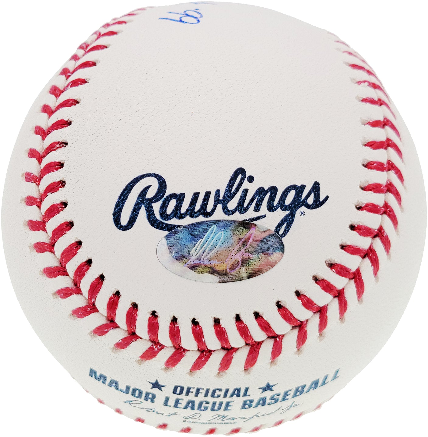 Nolan Ryan Autographed Official MLB Baseball Texas Rangers "HOF 99" Beckett BAS Stock #201272