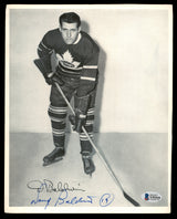 Doug Baldwin Autographed 1945-54 Quaker Oats 8x10 Photo Toronto Maple Leafs Beckett BAS #Y92510