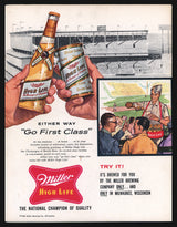 1957 Milwaukee Braves Autographed World Series Program With 5 Total Signatures Including Hank Aaron & Warren Spahn Beckett BAS #AA00297
