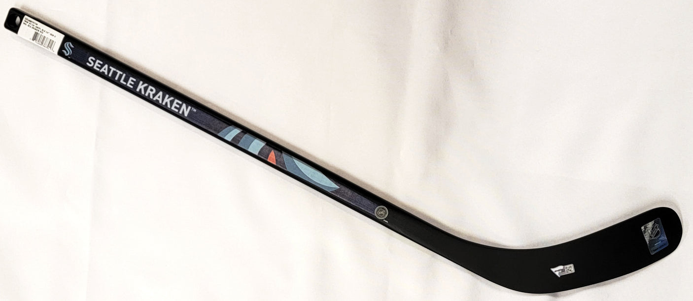 Jordan Eberle Autographed Black Inglasco 24" Mini Stick Seattle Kraken Fanatics Holo #B296097