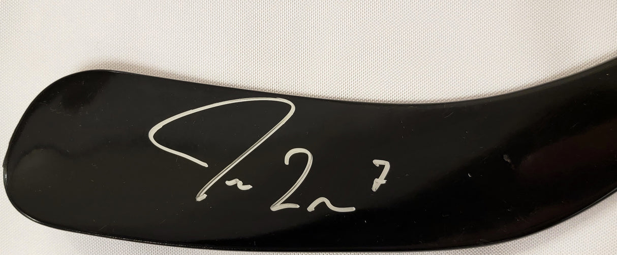 Jordan Eberle Autographed Black Inglasco 24" Mini Stick Seattle Kraken Fanatics Holo #B296098