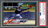 Ronald Acuna Jr. Autographed 2018 Topps Update Rookie Card #US252 Atlanta Braves Auto Grade 10 Card Grade NM-MT 8 PSA/DNA #50466042