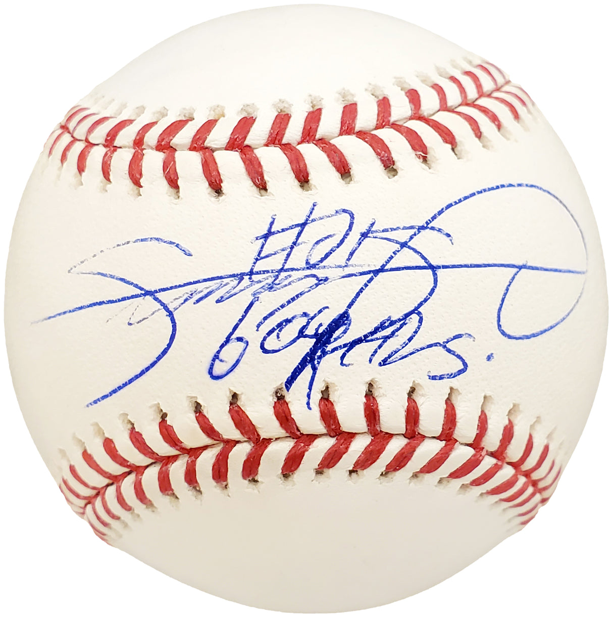 Sammy Sosa Autographed Official MLB Baseball Chicago Cubs "509 HRs" Beckett BAS #N64381