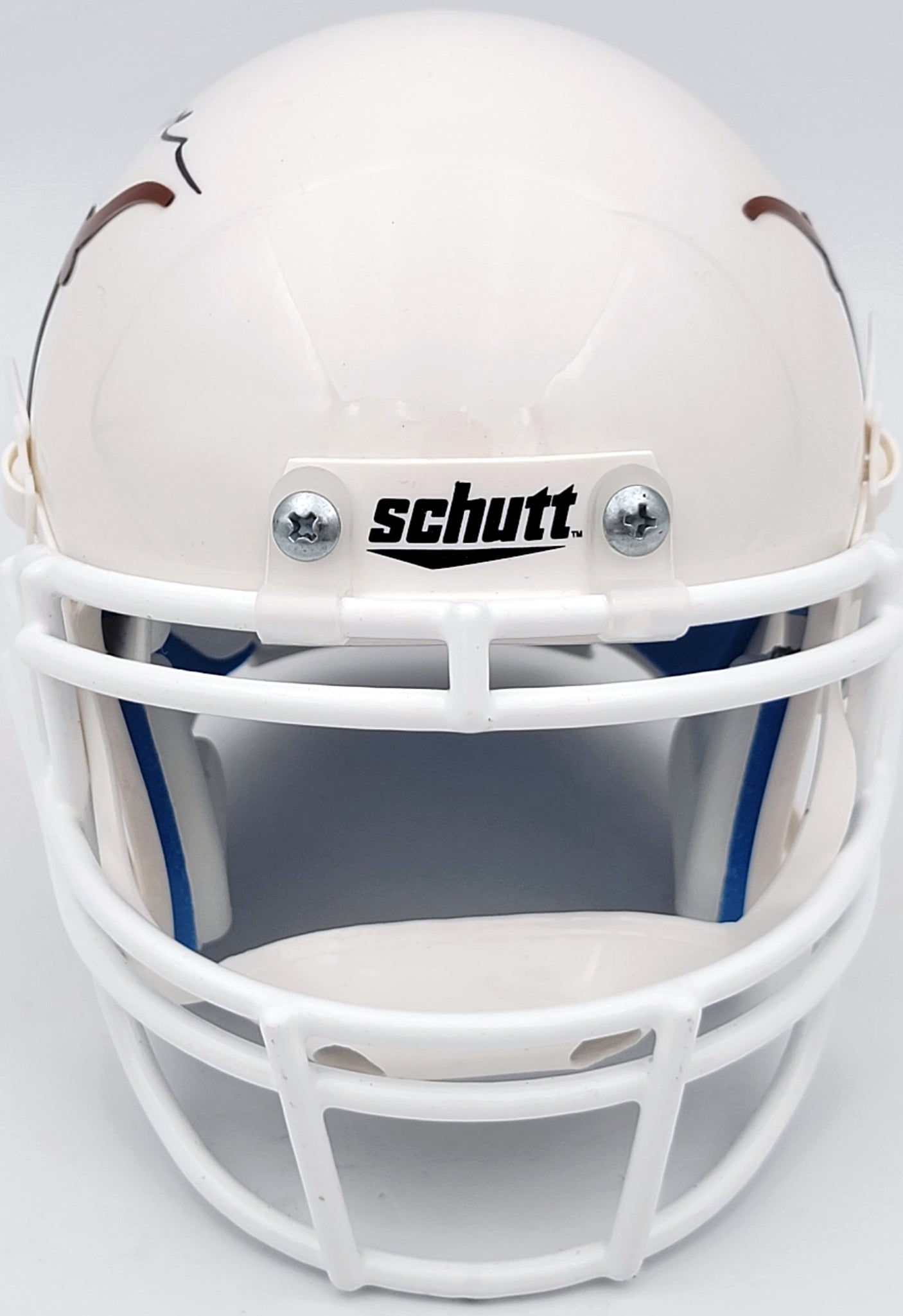 Quinn Ewers Autographed Texas Longhorns White Schutt Mini Helmet Beckett BAS QR Stock #201715