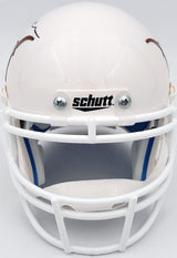Quinn Ewers Autographed Texas Longhorns White Schutt Mini Helmet Beckett BAS QR Stock #201715