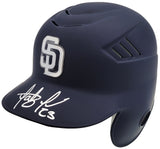 Fernando Tatis Jr. Autographed San Diego Padres Flat Matte Blue Velo Batting Helmet JSA Stock #201908