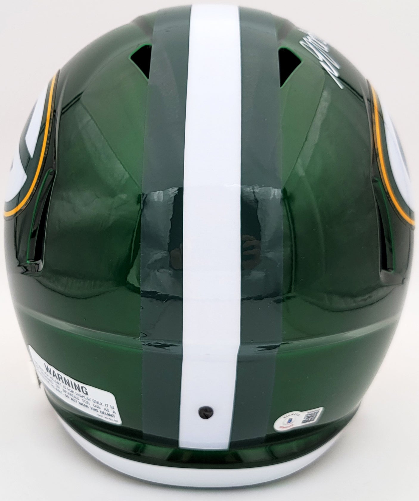 Davante Adams Autographed Green Bay Packers Flash Green Full Size Replica Speed Helmet Beckett BAS QR Stock #201212