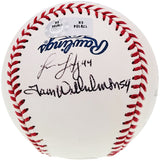 Seattle Mariners Combined No Hitter Autographed Official MLB Baseball With 6 Signatures Including Kevin Millwood MLB Holo #EK179104