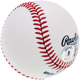 Manny Ramirez Autographed Official MLB Baseball Boston Red Sox "04 MVP WS" Beckett BAS QR #WM13362
