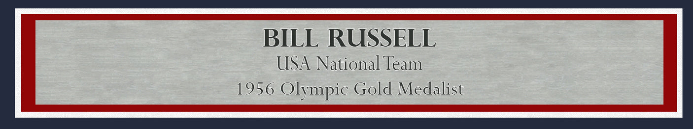 Bill Russell Autographed Framed 8x10 Photo Team USA Basketball 1956 Olympics PSA/DNA #AI45321