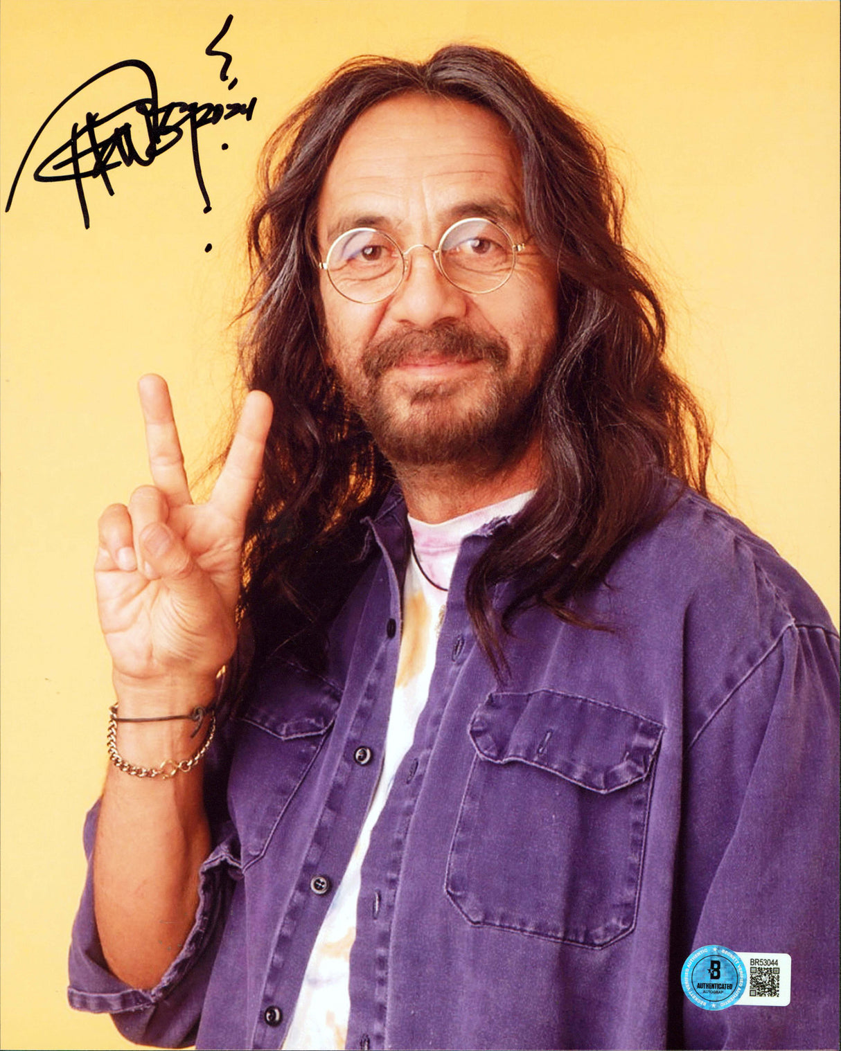 Tommy Chong Cheech & Chong Authentic Signed 8x10 Vertical Photo BAS #BR53044