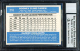 Rod Carew Autographed 1982 Donruss Card #216 California Angels Auto Grade 10 Beckett BAS #12511131