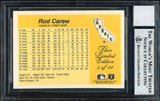 Rod Carew Autographed 1985 Fleer Limited Edition Card #5 California Angels Auto Grade 10 Beckett BAS Stock #186098