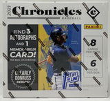 2021 Panini Chronicles 1st Off The Line Factory Sealed Baseball Card Hobby Box