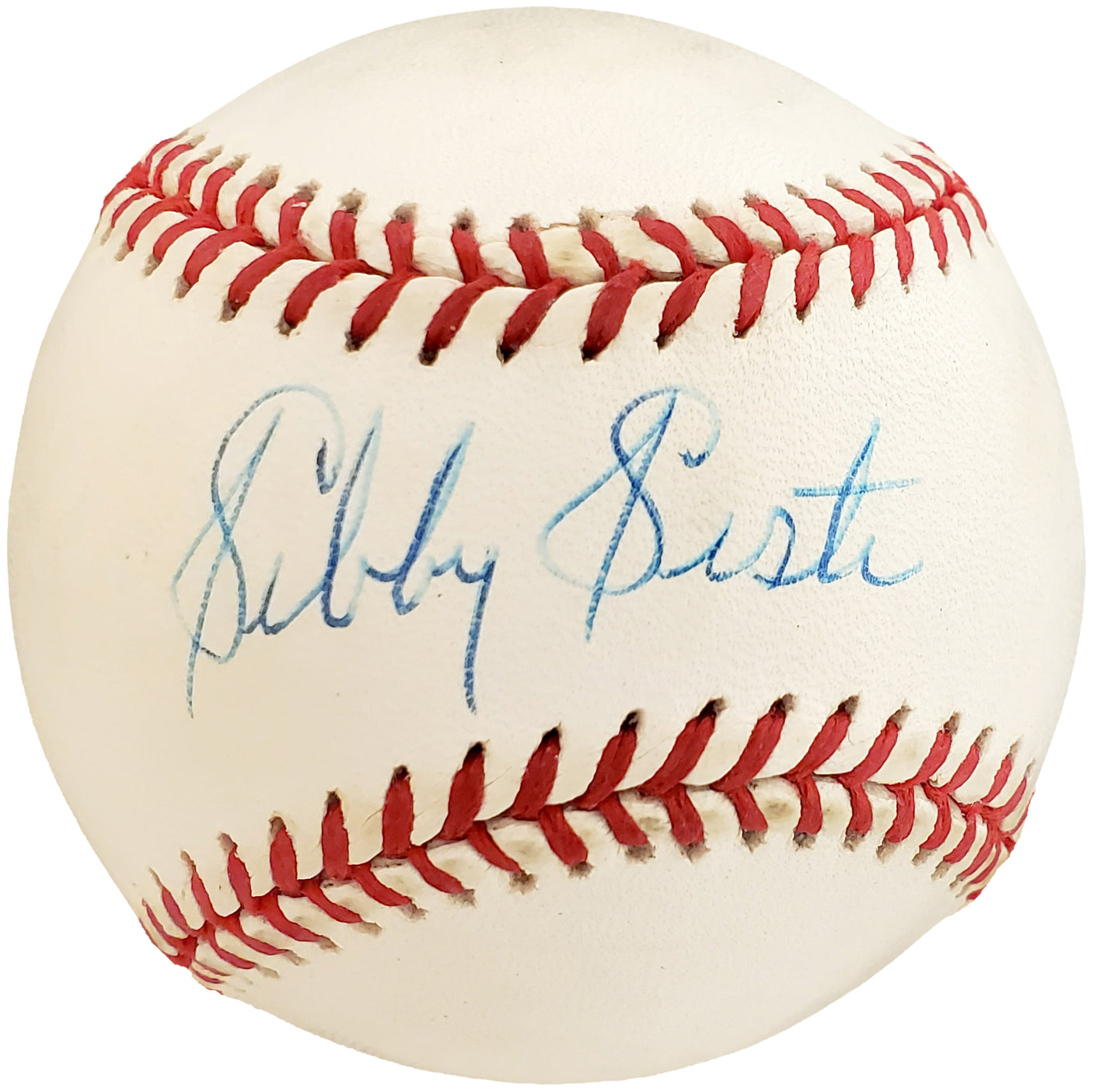 Sibby Sisti Autographed Official NL Baseball Boston Braves Beckett BAS #Y93168