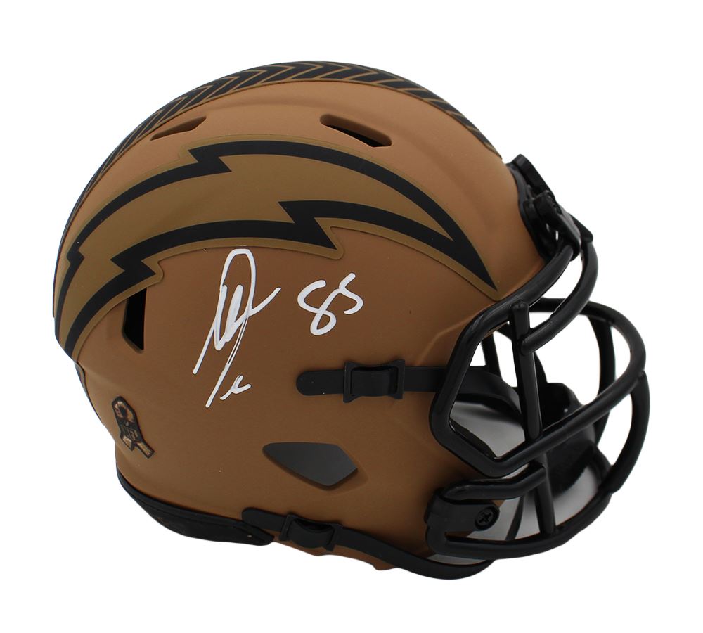 Antonio Gates Autographed Salute To Service Mini Helmet