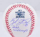 Kyle Tucker Autographed Rawlings WS OML Baseball w/ Insc- Beckett W Hologram