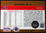 1990 Pro Set #8 Joe Montana 49ers Autograph Beckett Witness