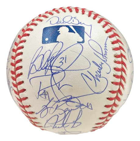 2001 Florida Marlins (32) Team Signed Rawlings Official MLB Baseball BAS LOA - Sports Integrity