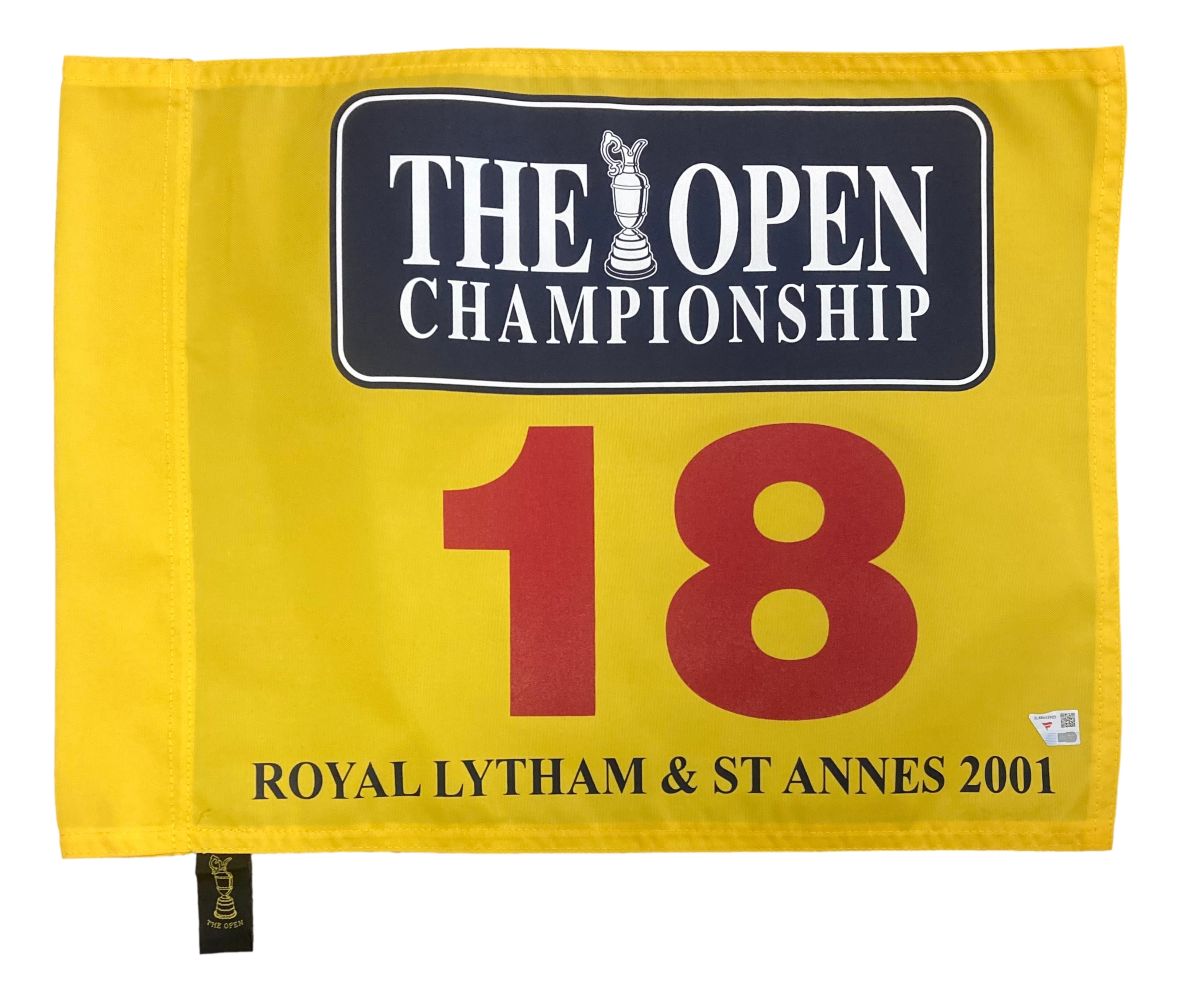 2001 Open Championship PGA Issued Golf Flag Fanatics