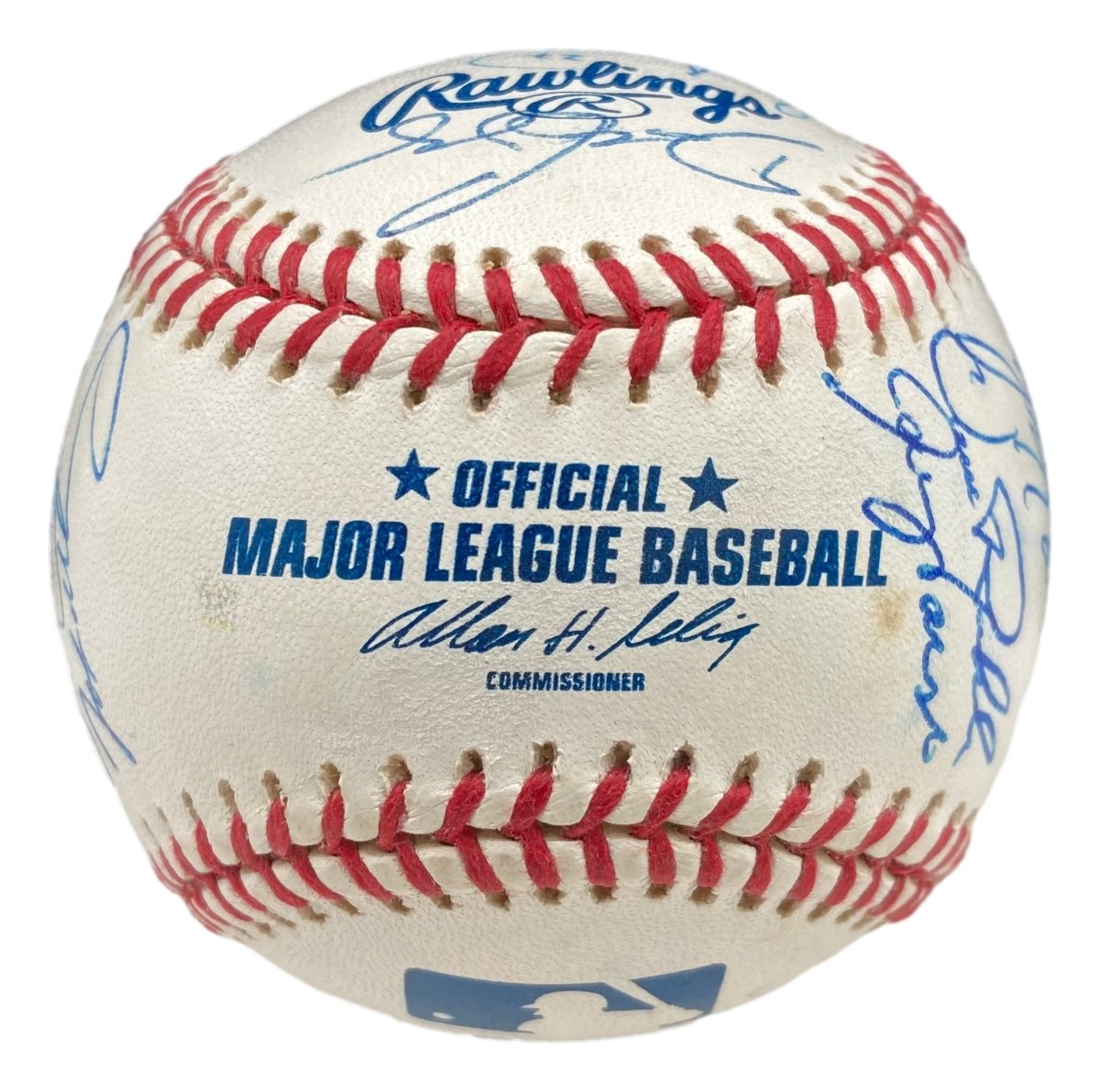 2002 Philadelphia Phillies (24) Signed Official MLB Baseball Rollins +23 JSA LOA - Sports Integrity