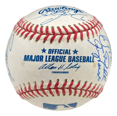 2002 Philadelphia Phillies (24) Signed Official MLB Baseball Rollins +23 JSA LOA - Sports Integrity