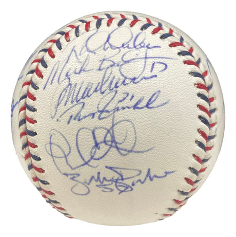 2009 MLB All Star (23) Multi Signed Official All Star Game Baseball BAS LOA - Sports Integrity
