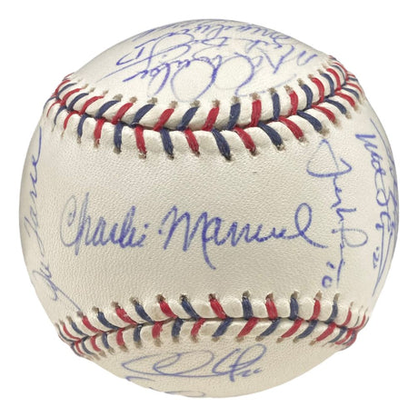 2009 MLB All Star (23) Multi Signed Official All Star Game Baseball BAS LOA - Sports Integrity