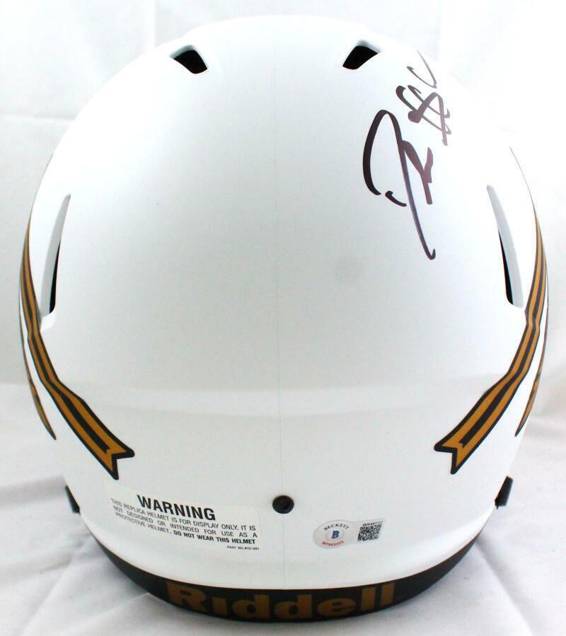 Deion Sanders Signed FSU Seminoles F/S Lunar Speed Helmet-Beckett W Hologram