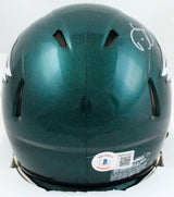 Darren Sproles Autographed Philadelphia Eagles Speed Mini Helmet- Beckett W Holo