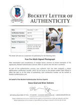 Free Fire (4) Hammer, Copley +2 Signed 12x18 Mini Movie Poster BAS #A85195