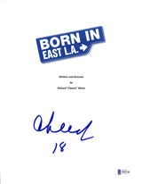 Cheech Marin Authentic Signed 8.5x11 Born in East L.A. Script Cover BAS #F09148