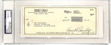 Dodgers Vin Scully Signed 3.35x8.5 Check Auto Graded Gem 10! PSA/DNA Slabbed