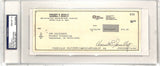 Dodgers Vin Scully Signed 3.35x8.5 Check Auto Graded Gem 10! PSA/DNA Slabbed