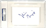 Julianna Marguiles ER Authentic Signed 4x6 Index Card PSA/DNA Slabbed