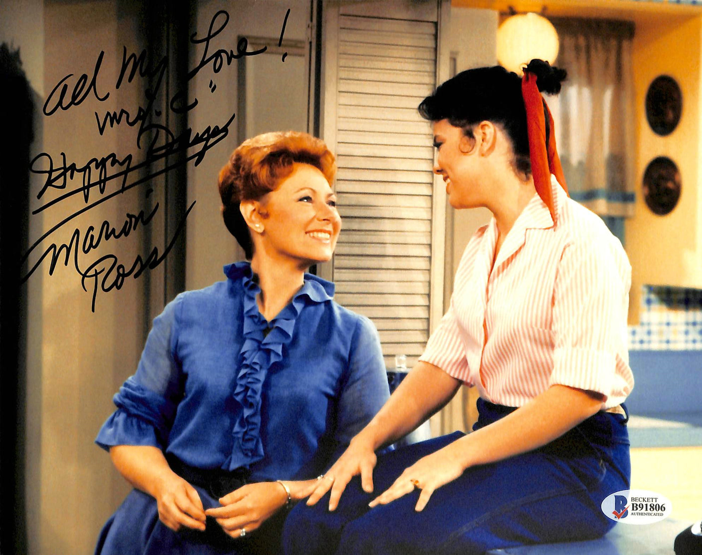 Marion Ross Happy Days "Mrs. C" Authentic Signed 8x10 Photo BAS #B91806