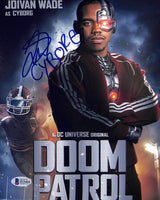 Joivan Wade Doom Patrol Authentic Signed 8x10 Photo Autographed BAS #H14444