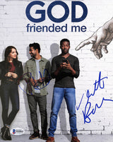 Brandon Michael Hall & Violett Beane God Friended Me Signed 8x10 Photo BASH44842