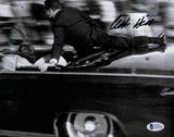Clint Hill JFK Assassination Secret Service Agent Signed 8x10 Photo BAS #E49206