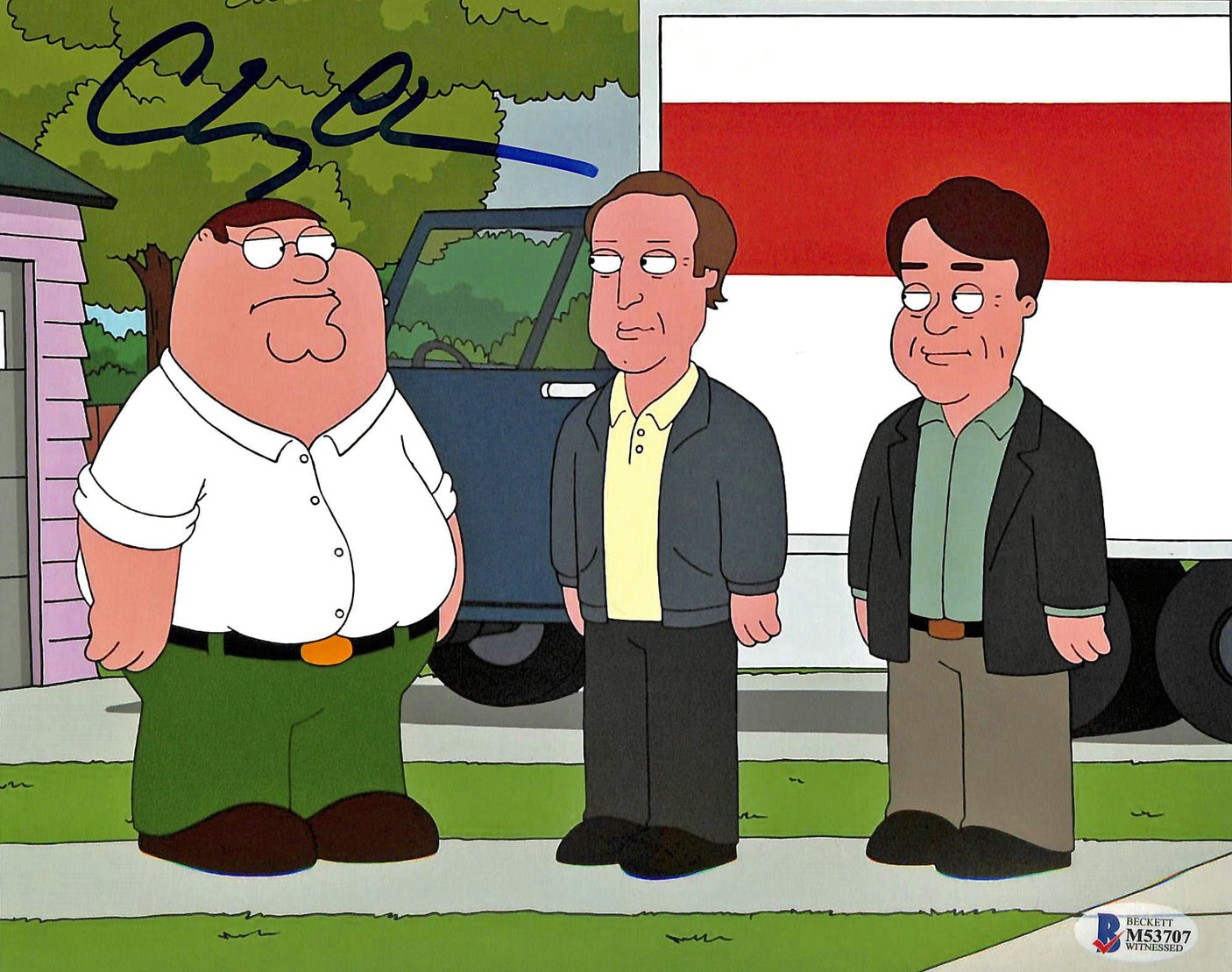 Chevy Chase Family Guy Authentic Signed 8x10 Photo BAS Witnessed 32